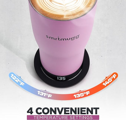 X Heated Coffee Mug 19 oz., 8 Hour Battery Life, Self-Heating, Adjustable Temp