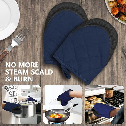 1 Pair Short Oven Mitts