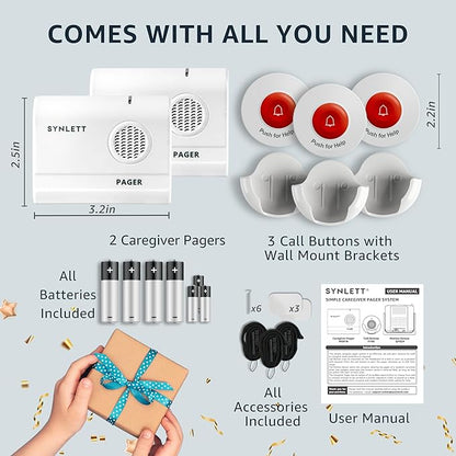 Caregiver Pager Wireless Nurse Call Button
