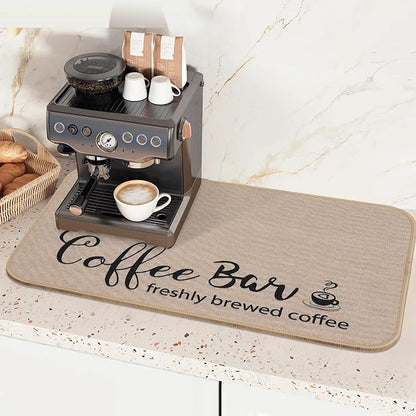 Findosom Dish Drying Mat, Cuttable Drying Mat