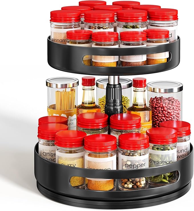 Lazy Susan Organizer Spice Rack