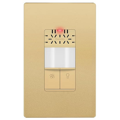 LIDER Humidity Sensor Switch and Motion Sensor Light Switch, PIR Sensor