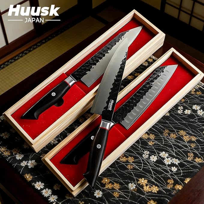 Huusk Santoku Japanese Chef Knife
