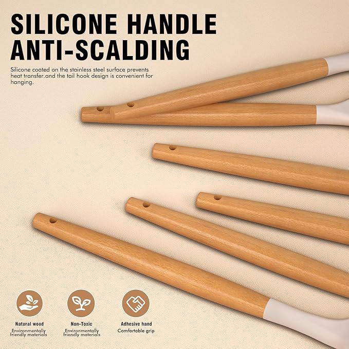 Silicone Cooking Utensils Set