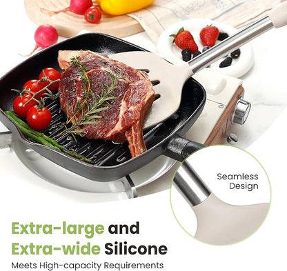 Cooking Utensils Set, 446°F Heat Resistant Food Grade Spatula Set, BPA Free