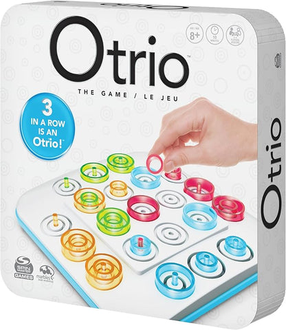 Spin Master Games, Otrio Strategy-Based Board Game, Classic Game, Advanced Tic Tac Toe STEM Activity, 2 Players, for Ages 8 & Up