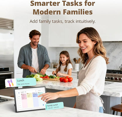 Digital Calendar Touch Screen 10 Inch, Electronic Calendar Chore Chart