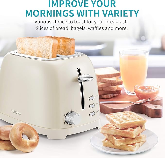 Ultrean Toaster 2 Slice with Extra-Wide Slot