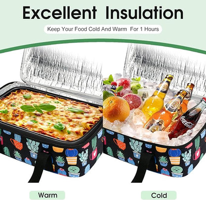 Corduroy Casserole Carrier, Insulated Lasagna Lugger