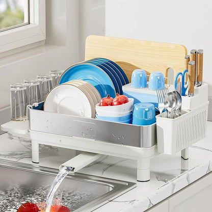 Ewaiira Dish Drying Rack, 304 Stainless Steel Dish Racks