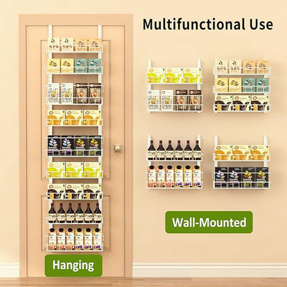 Churboro Over the Door Pantry Organizer Rack