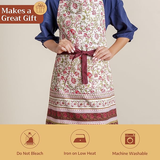Maison d' Hermine 100% Cotton Apron