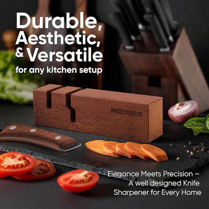 Matsato Knife Sharpener – Chef & Pocket Knife Sharpener, Knives Blade Sharpening