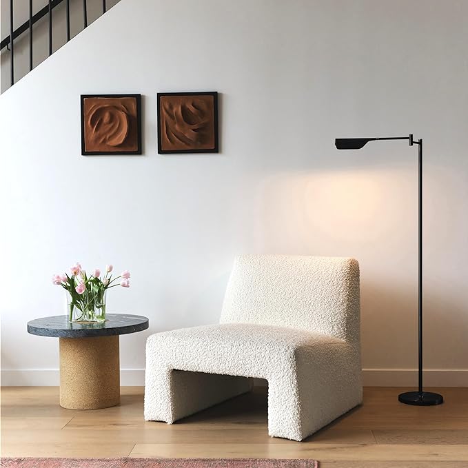 Brightech Leaf Pharmacy LED Reading Lamp, Dimmable Floor Lamp