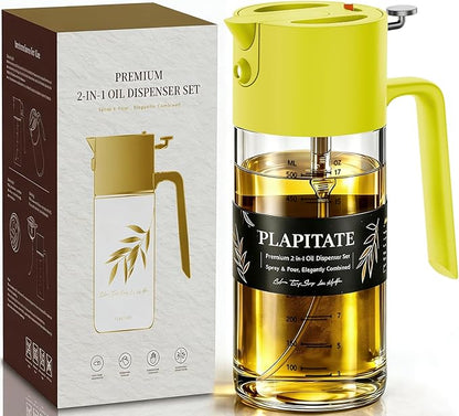 PLAPITATE 17oz/500ml Premium Olive Oil Sprayer