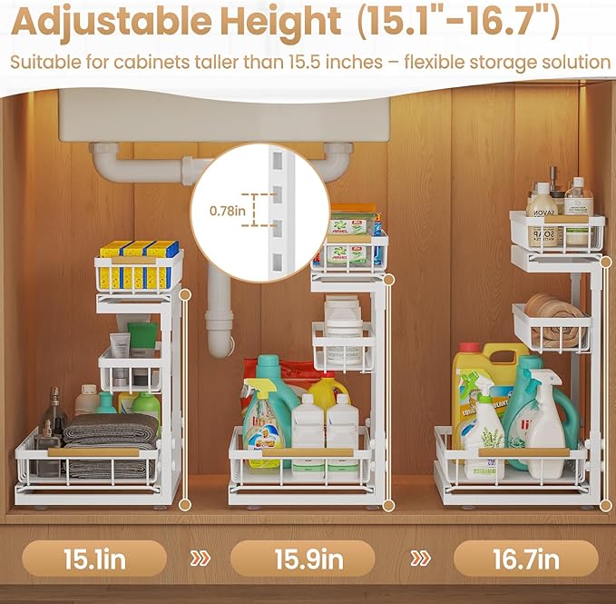 Under Sink Organizer and Storage
