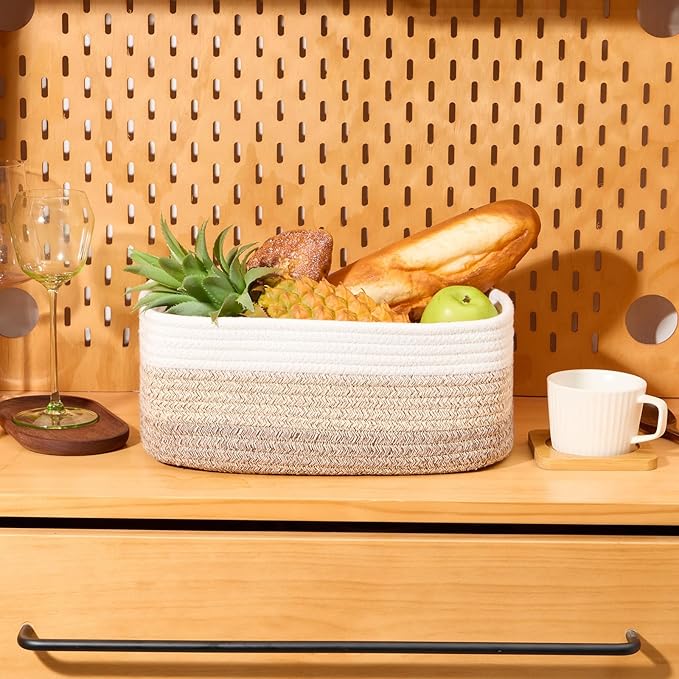MiniArk Small Storage Baskets for Organizing | Closet Organizer Bins | Shelf