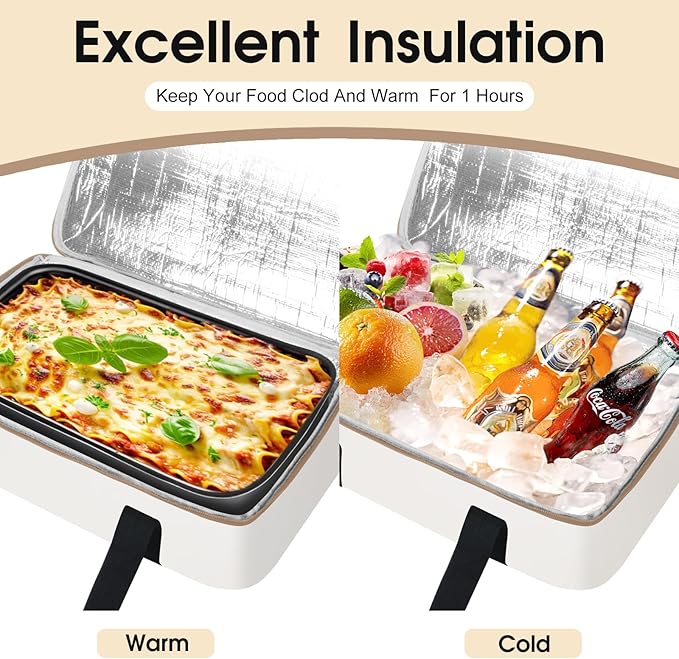 Insulated Casserole Carrier, Portable Casserole Carrier