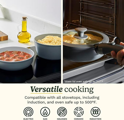 Cuisinart 13-Pc, ClickSmart Nonstick Detachable Handle Ceramic Cookware