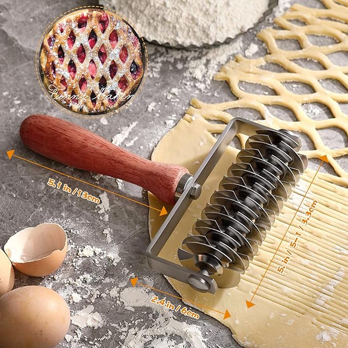 Stainless Steel Lattice Dough Cutter