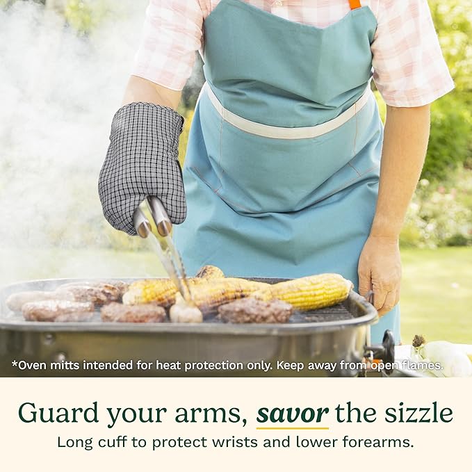 Cuisinart Heritage Kitchen Oven Mitts – Heat-Resistant Kitchen Mitts