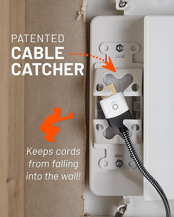 ECHOGEAR TV Cord Hider for Wall Mounted TV
