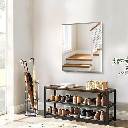 CILIBER Beveled Mirror, 24x30 Frameless Beveled Bathroom Mirrors