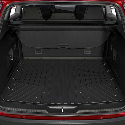 OEDRO Cargo Liner Fit for 2010-2024 Toyota 4Runner Cargo Mats 5 Seats (No 3rd Seat or No Sliding Cargo Deck), All Weather Protection Custom Fit 4Runner Cargo Trunk Liners