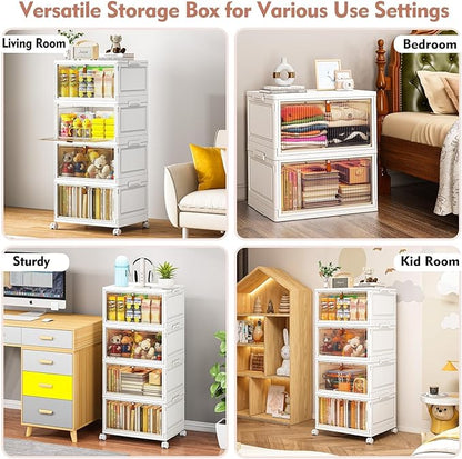 CTSNSLH 4 Tier Plastic Storage Bins