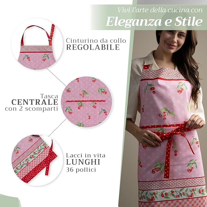 Maison d' Hermine 100% Cotton Apron