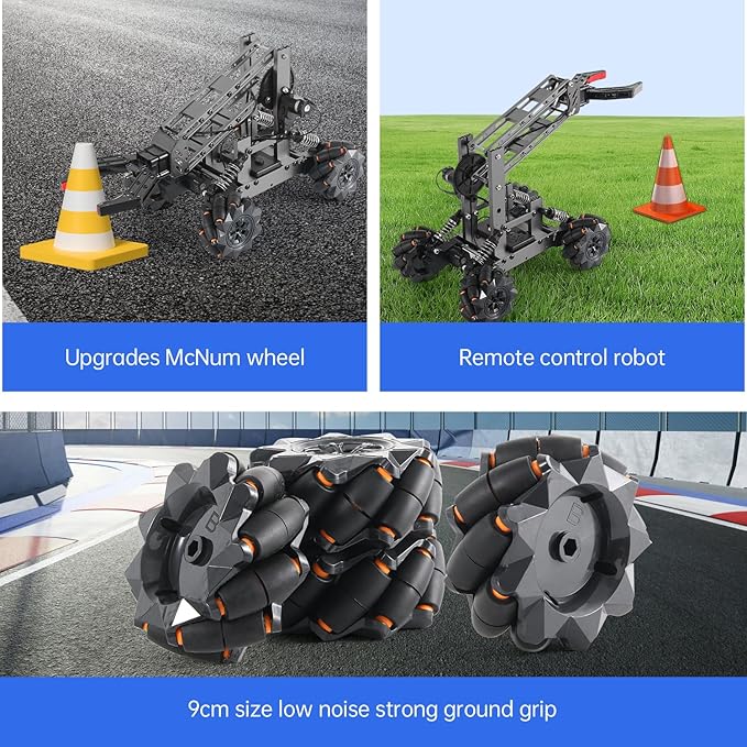 VANLINNY Robotic Arm Kit, Science Kits for Kids Age 8-12, 2-in-1 Stem Toys for Boys Girls -Robot Arm for Kids 12-16, Education Projects Set Gifts for 8+ Years Old Teens, Building Experiment Robotics
