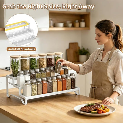SANKEU Expandable Spice Rack Organizer