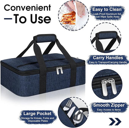 Insulated Casserole Carrier, Portable Casserole Carrier
