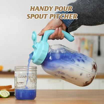 Soligt Glass Mason Jar Pitcher