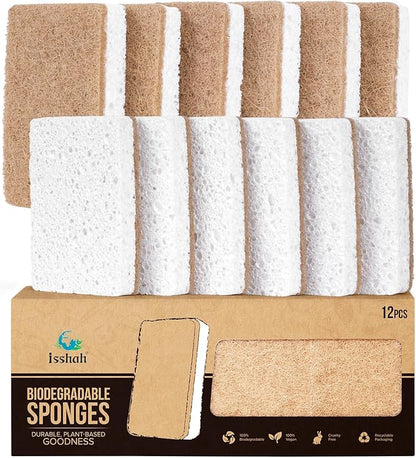 Isshah Plant-Based Kitchen Sponges