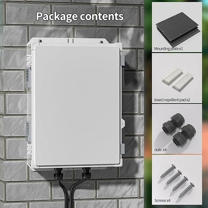 Namunanee Outdoor Electrical Junction Box, ABS Water Resistant Enclosure