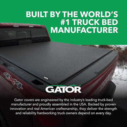 Gator Soft Roll-Up Truck Bed Tonneau Cover w/ Gear Straps | 137913 | Fits 2017 - 2026 Ford F-250/350/450 Super Duty 6' 10" Bed (79.2")
