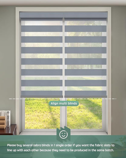 Yoolax Motorized Zebra Blinds Works