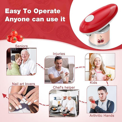Electric Can Opener, Food Safe Automatic Can Opener