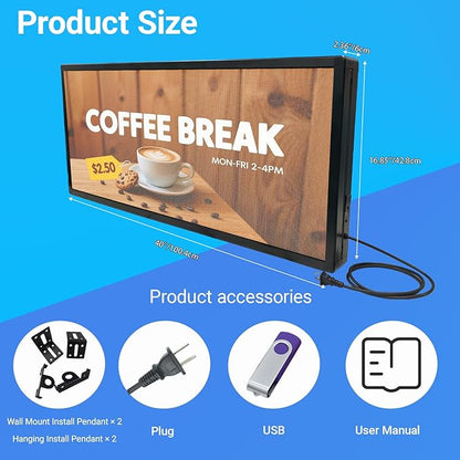 Programmable LED Sign for Business, P3 Outdoor Digital Electronic Message Board
