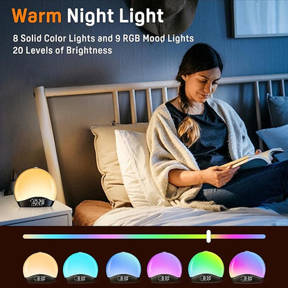 Wake Up Light Sunrise Alarm Clock