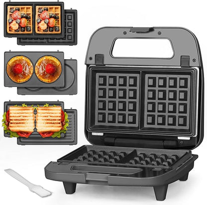 Baker’s Friend 3 in 1 Mini Waffle Maker