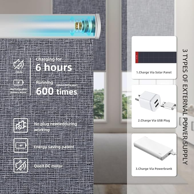 Motorized Blinds Roller Shade