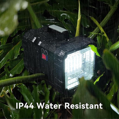 AlpsWolf Rechargeable Flashlight, LED Spotlight Flashlight 10000 Capacity 1200LM 20h Ultra-Long Standby 3+4 Lights Modes Camping Flashlight Waterproof with USB Output as a Power Bank