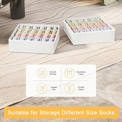Joyoldelf Sock Organizer Drawer Organizer