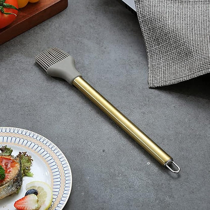 Gold Basting Brush, Berglander Non-stick Silicone Kitchen Brush