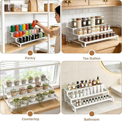 SANKEU Expandable Spice Rack Organizer