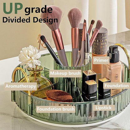 Asayuee 360 Rotating Makeup Organizer, 3 Tier Large Capacity Make Up Organizers