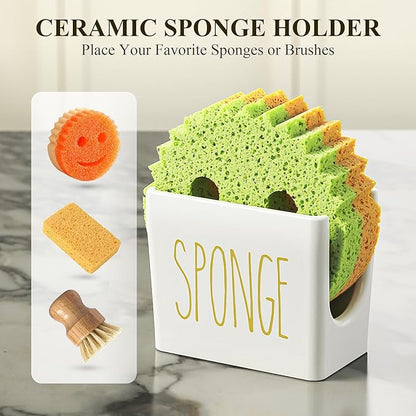 Cisily Kitchen Soap Dispenser Set Comes