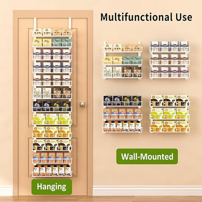 Churboro Over the Door Pantry Organizer Rack